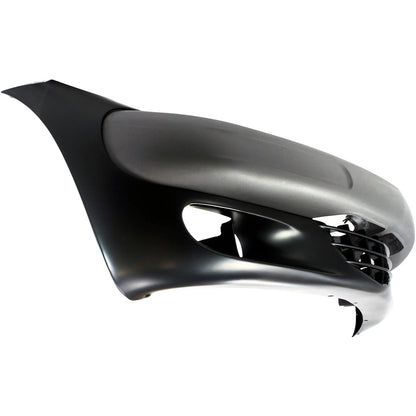 Primed Front Bumper Cover 5017861AB CH1000293 Replacement For Chrysler PT Cruiser 2001 2002 2003 2004 2005 with Fog Lamp Holes Primed