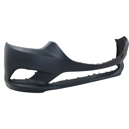 Primed Bumper Cover GHP950031CBB MA1000238 Replacement For Mazda 6 2014 2015 2016 2017 with Fog Lamp Holes Front Primed