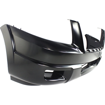 Primed Front Bumper Cover 2L1Z17D957MPTM FO1000522 Replacement For Ford Expedition 2003 with Fog Lamp Holes Primed