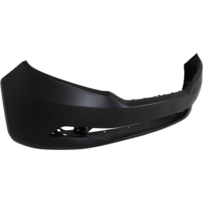 Primed Front Bumper Cover 04711TK8A91ZZ HO1000293 Replacement For Honda Odyssey 2011 2012 2013 2014 2015 2016 2017 Primed with Fog Lamp Holes