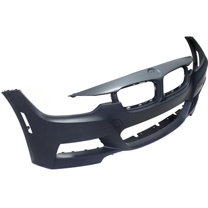Primed Front Bumper Cover 51118067951 BM1000295 Replacement For BMW 340i 340i xDrive 2016 2017 2018 with M Aero Sport Package Primed