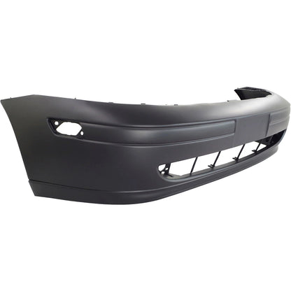 Primed Front Bumper Cover 2M5Z17D957FAA FO1000458 Replacement For Ford Focus 2000 2001 2002 2003 2004 Primed with Fog Lamp Holes