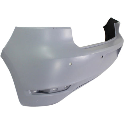 Primed Bumper Cover 5K6807417HGRU VW1100184 Replacement For Volkswagen Golf 2010 2011 2012 2013 2014 Rear Primed With Park Sensor Holes