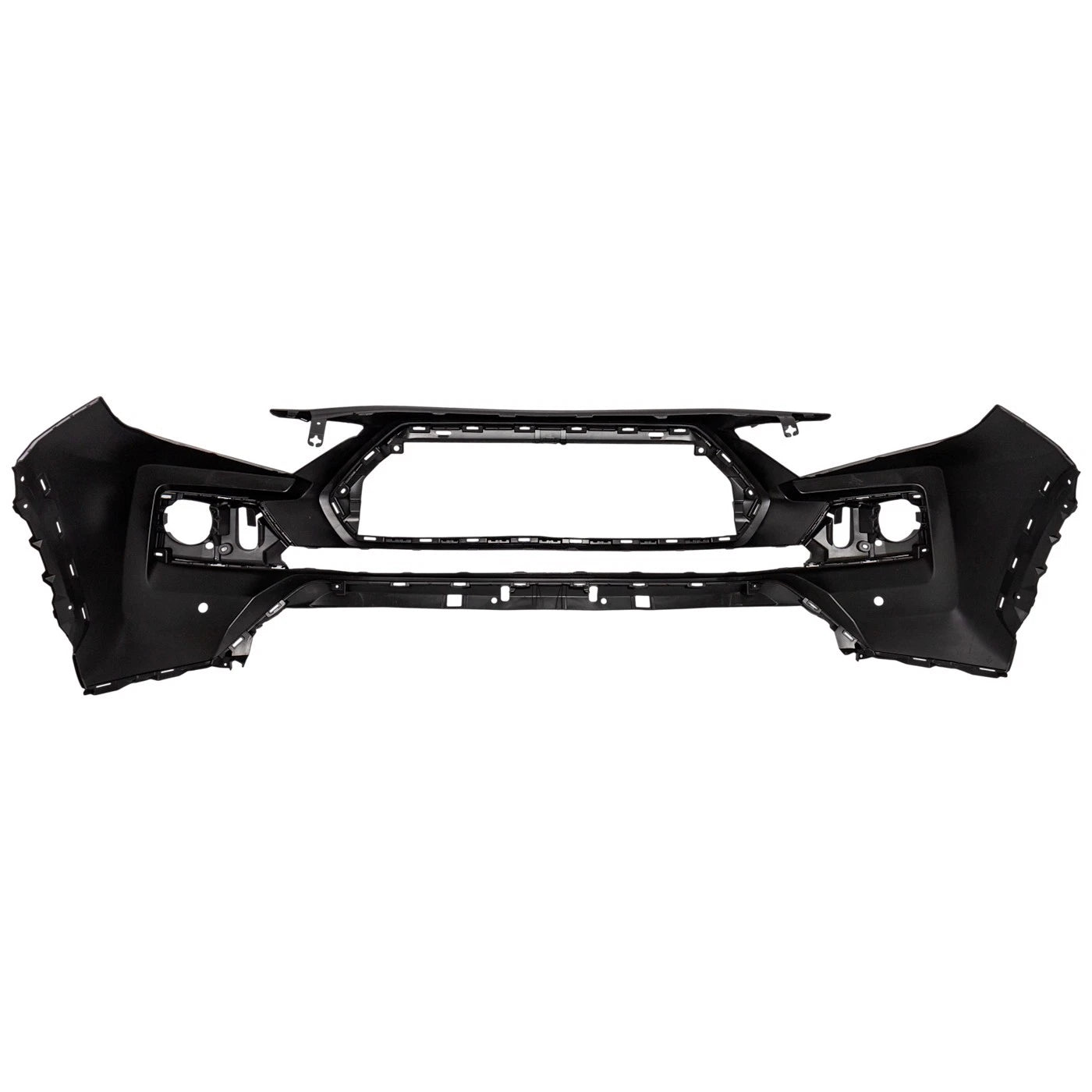 Primed Bumper Cover Fascia 521190R922 TO1000454 Replacement For Toyota RAV4 2019 2020 2021 2022 2023 2024 Front Parking Aid Holes US Built Primed