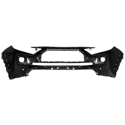 Primed Bumper Cover Fascia 521190R922 TO1000454 Replacement For Toyota RAV4 2019 2020 2021 2022 2023 2024 Front Parking Aid Holes US Built Primed