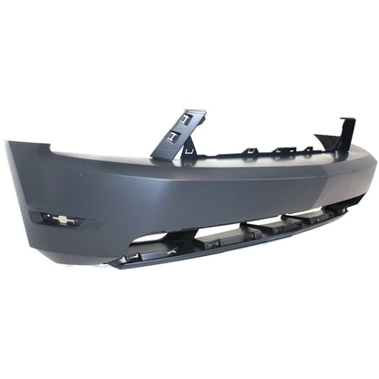 Primed Front Bumper Cover AR3Z17D957BA FO1000646 Replacement For Ford Mustang 2010 2011 2012 with Fog Lamp Holes Primed