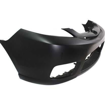 Primed Front Bumper Cover CCZ35003XBB MA1000209 Replacement For Mazda 5 2006 2007 with Fog Lamp Holes Primed