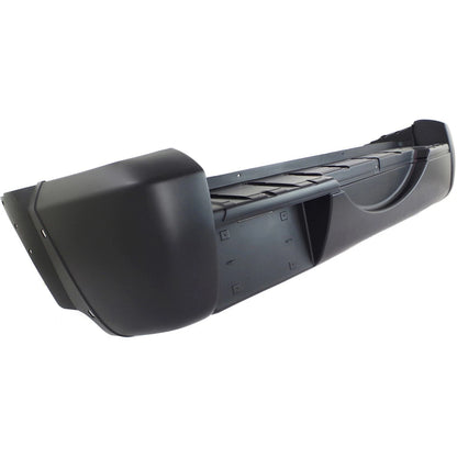 Primed Rear Bumper Cover 5066317AF CH1100406 Replacement For Jeep Liberty 2002 2003 2004 2005 2006 2007 Primed with Step Pad Provision