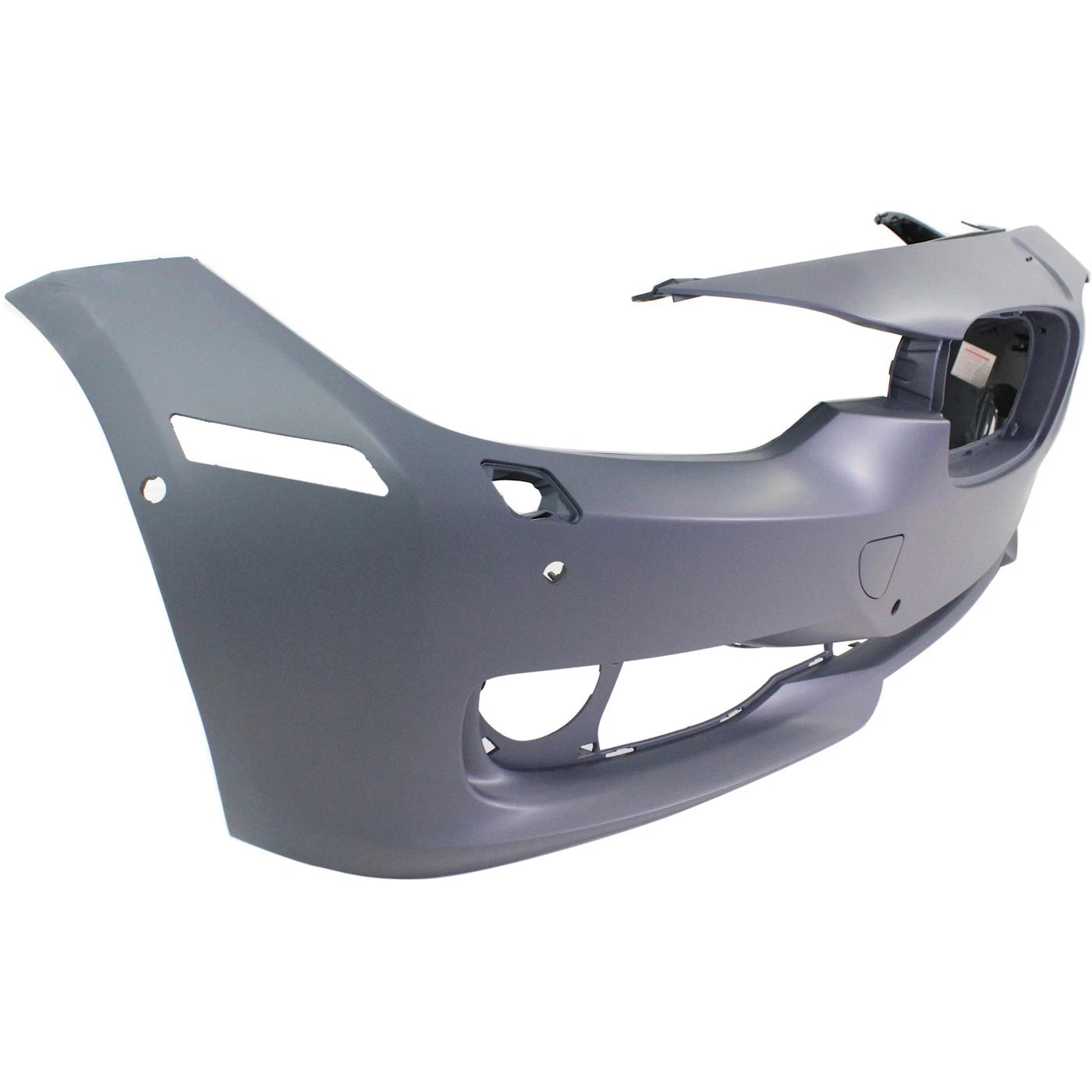 Primed Front Bumper Cover 51117293017 BM1000258 Replacement For BMW 328i 2012 2013 2014 2015 Standard Type with HLW/PDC/IPAS Holes Primed