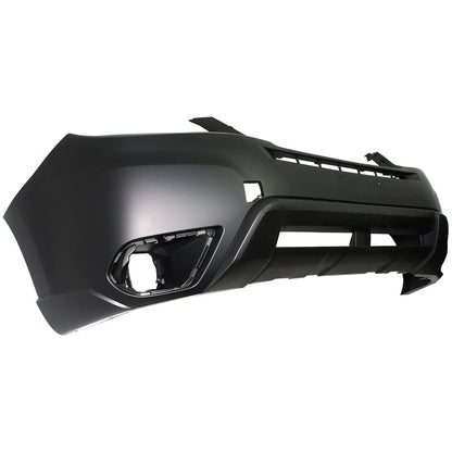 Primed Front Bumper Cover 57704SG001 SU1000173 Replacement For Subaru Forester 2014 2015 2016 with Fog Lamp Holes Primed