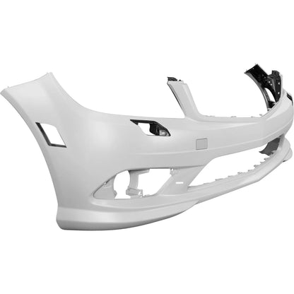 Primed Front Bumper Cover 2048857625 MB1000295 Replacement For Mercedes-Benz C300 C350 2008 2009 2010 2011 Primed with AMG Styling Package