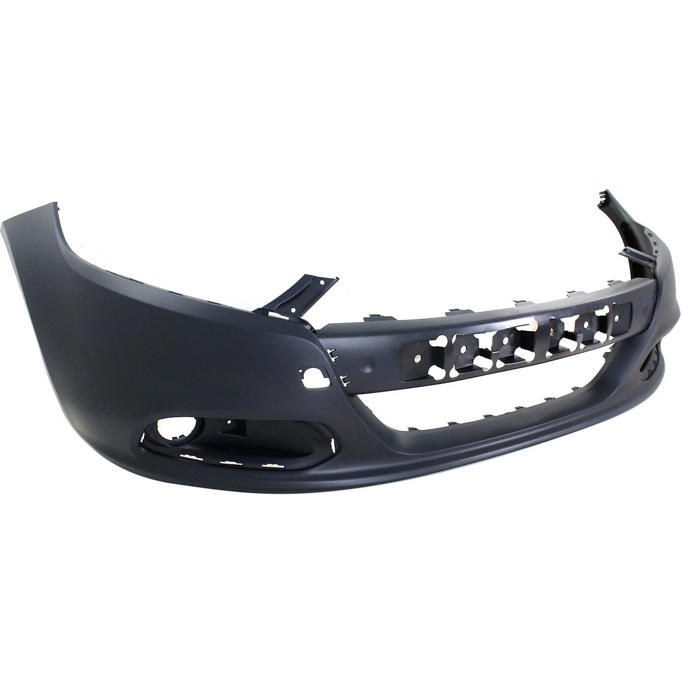 Primed Front Bumper Cover 1TS71TZZAF CH1000A09 Replacement For Dodge Dart 2013 2014 2015 2016 with Fog Lamp Holes Primed