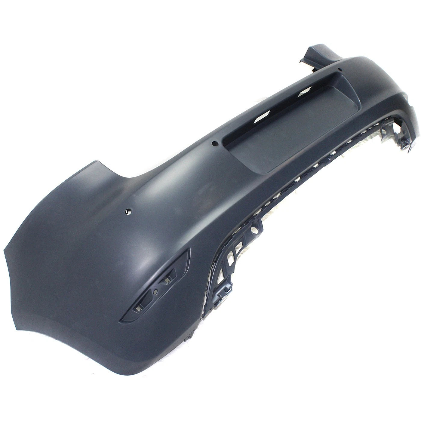 Primed Rear Bumper Cover 5K6807417GRU VW1100196 Replacement For Volkswagen Golf 2012 2013 Hatchback with Park Sensor Holes Primed
