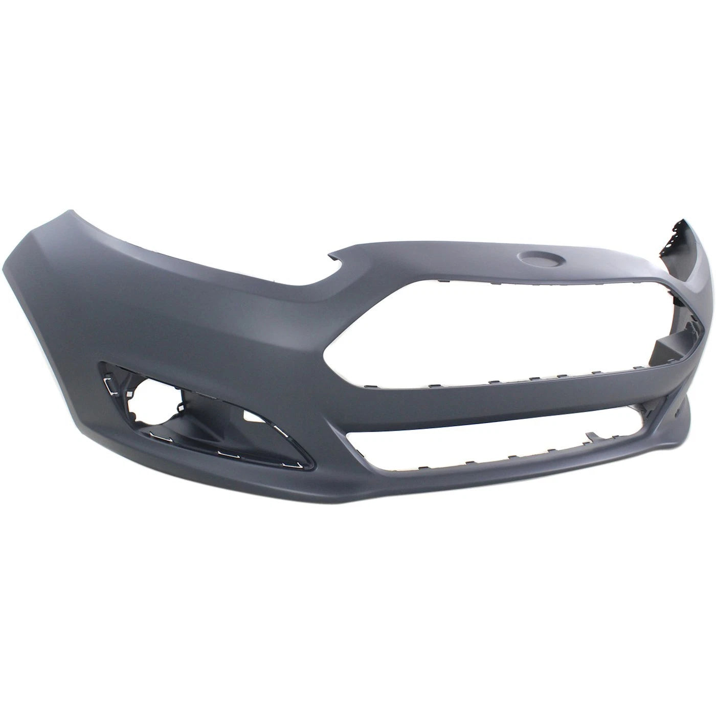 Primed Primed Front Bumper Cover D2BZ17757AB FO1000693 Replacement For Ford Fiesta 2014 2015 2016 2017 2018 2019 Sedan Hatchback With Fog Light Holes