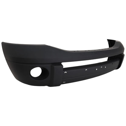 Primed Front Bumper Cover 68001358AA CH1000872 Replacement For Dodge Ram 1500 2006-2008 Replacement For Ram 2500 3500 2006 2007 2008 2009 Primed with Chrome Insert