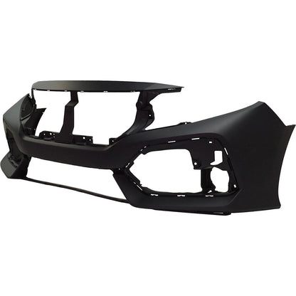 Primed Bumper Cover Fascia Front Replacement For Honda Civic 2017 2018 2019 04711TGGA00ZZ