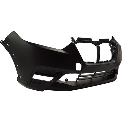 Primed Primed Bumper Cover Fascia Front 620225RB0J NI1000322 Replacement For Nissan Kicks 2018 2019