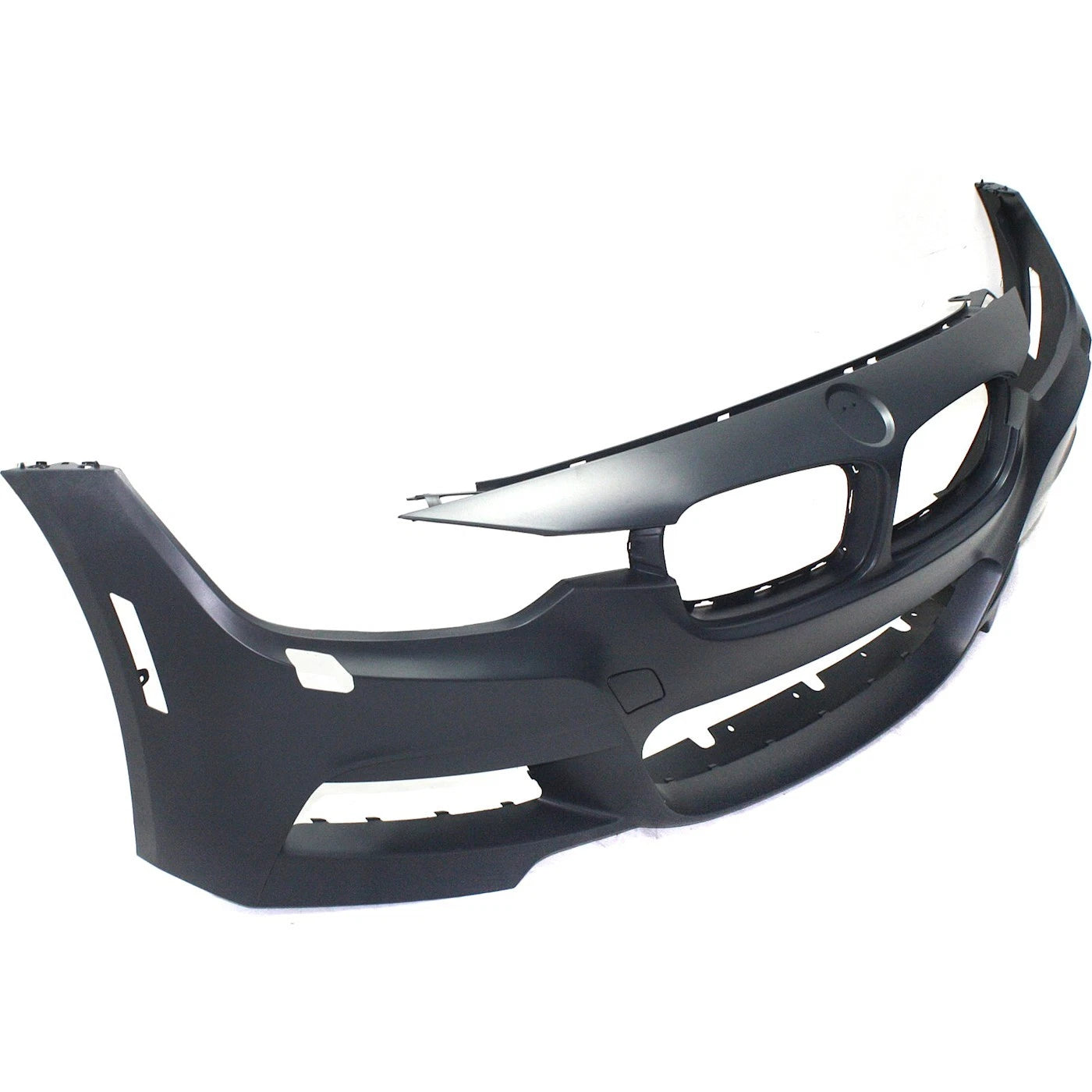Primed Front Bumper Cover 51118067957 BM1000290 Replacement For BMW 328i 2013-2016 Replacement For BMW 320i 2013-2018 Primed with Fog Lamp Holes