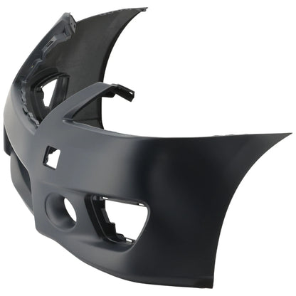 Primed Front Bumper Cover 620223RM0J NI1000290 Replacement For Nissan Sentra 2013 2014 2015 with Fog Lamp Holes Primed