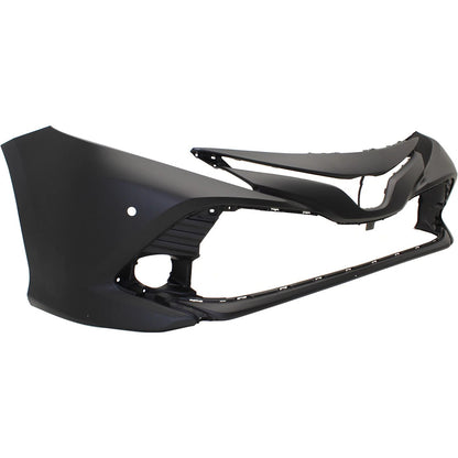 Primed Primed Bumper Cover Fascia Front 521190X937 TO1000432 Replacement For Toyota Camry 2018 2019 2020