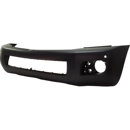 Primed Front Bumper Cover 521190C948 TO1000347 Replacement For Toyota Sequoia 2008 2009 2010 2011 2012 2013 2014 with Fog Lamp Holes Primed