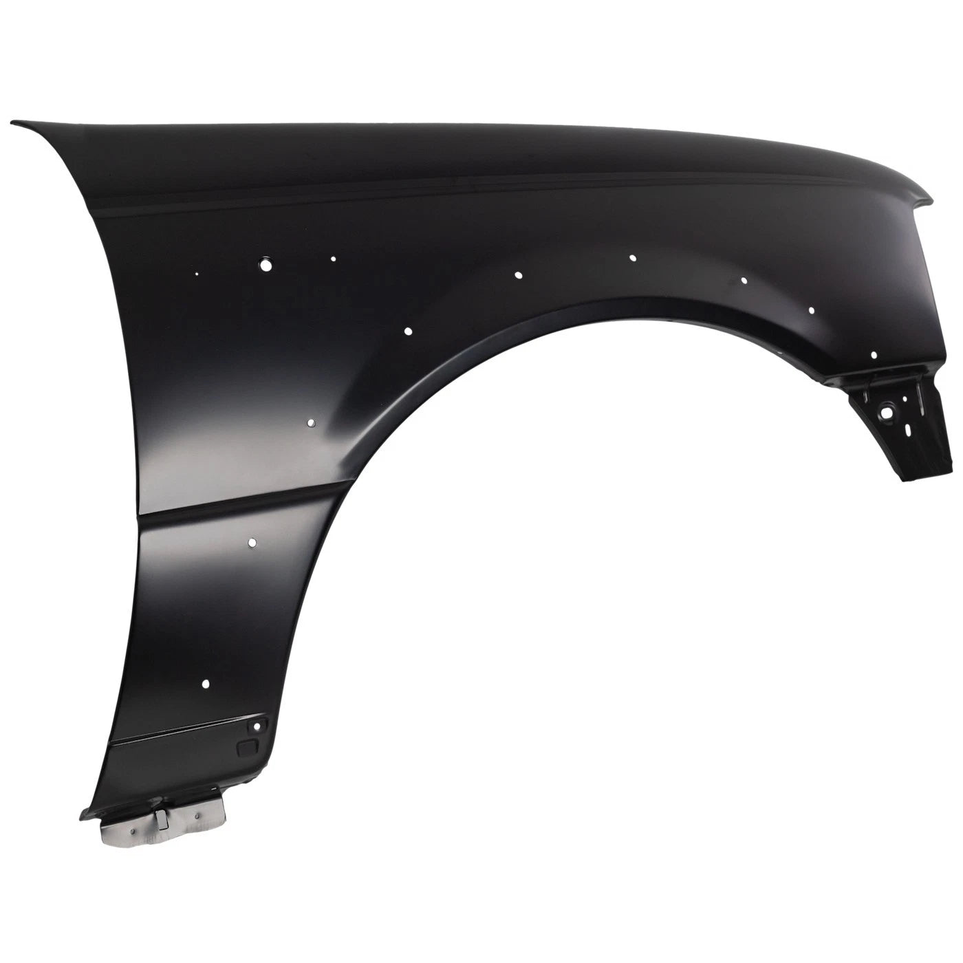 Primed Fender Replacement For Ford Ranger 2004 2005 Front Passenger Side with Wheel Opening Molding 5L5Z16005B FO1241238