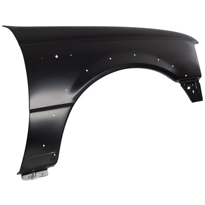Primed Fender Replacement For Ford Ranger 2004 2005 Front Passenger Side with Wheel Opening Molding 5L5Z16005B FO1241238