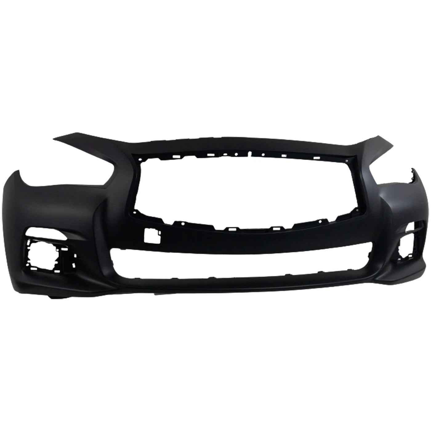 Primed Bumper Cover 620224HB0H IN1000256 Replacement For Infiniti Q50 2014 2015 2016 2017 Except Sport Model Front Plastic Primed