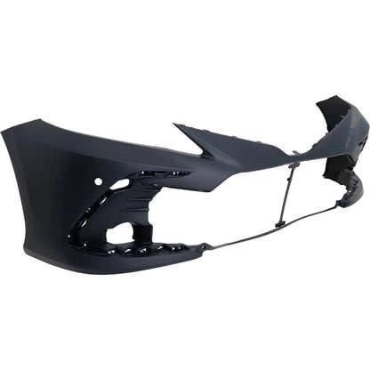 Primed Bumper Cover Fascia 521190X956 TO1000467 Replacement For Toyota Camry 2021 2022 2023 2024 Front Primed XLE/Hybrid XLE Model