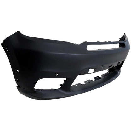 Primed Front Bumper Cover 6PN54TZZAA CH1000A38 Replacement For Dodge Durango 2018 2019 2020 Primed with Park Sensor Holes