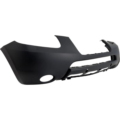 Primed Front Bumper Cover 865112B020 HY1000165 Replacement For Hyundai Santa Fe 2007 2008 2009 with Fog Lamp Holes Primed