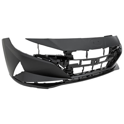 Primed Bumper Cover Fascia Front 86511AB000 HY1000246 Replacement For Hyundai Elantra 2021 2022 2023 Primed