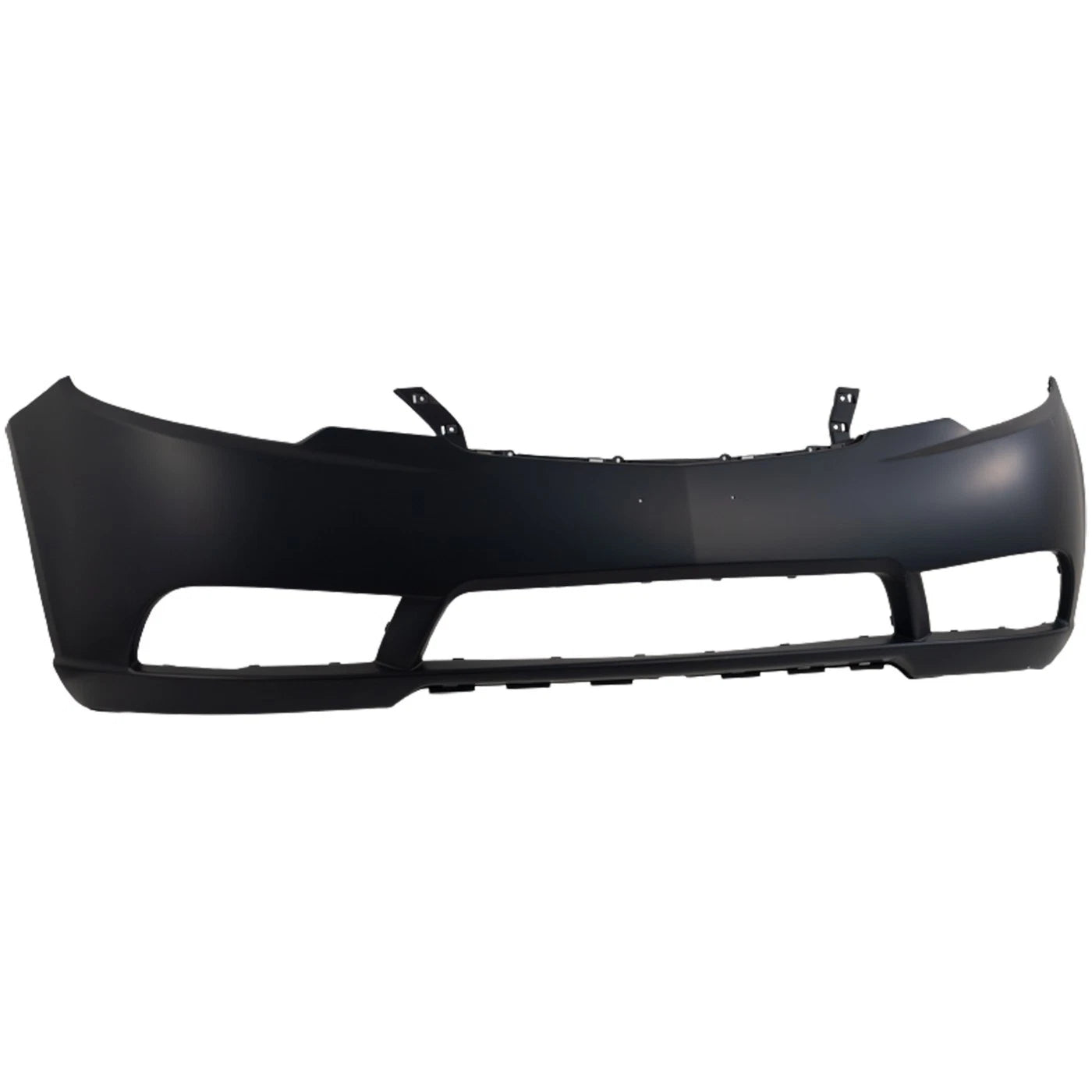 Primed Front Bumper Cover 865111M000 KI1000145 Replacement For Kia Forte 2010 2011 2012 2013 with Fog Lamp Holes Primed