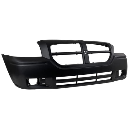 Primed Front Bumper Cover 4805768AB CH1000429 Replacement For Dodge Magnum 2005 2006 2007 Primed with Fog Lamp Holes