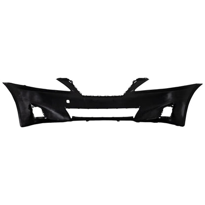 Primed Front Bumper Cover 5211953979 LX1000212 Replacement For Lexus IS250 IS350 2011 2012 2013 with Fog Lamp Holes Primed