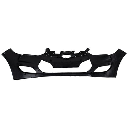 Primed Front Bumper Cover 865112V000 HY1000189 Replacement For Hyundai Veloster 2012 2013 2014 2015 2016 2017 With Fog Lamp Holes Primed