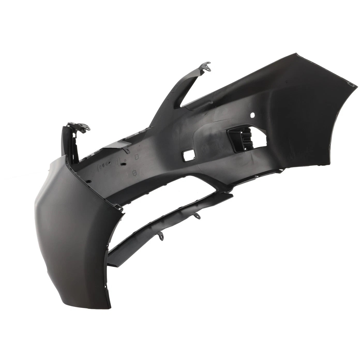 Primed Front Bumper Cover 521190E907 LX1000191 Replacement For Lexus RX350 2010 2011 2012 with Park Assist Sensor Holes Primed