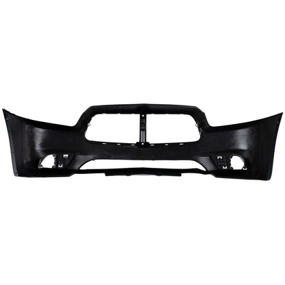 Primed Bumper Cover 68092597AA CH1000993 Replacement For Dodge Charger 2011 2012 2013 2014 R/T SE SXT with Adapt Cruise Control Front Primed