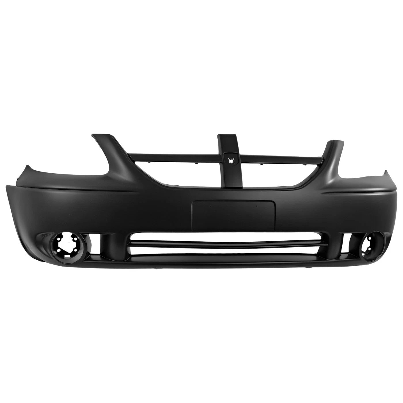 Primed Front Bumper Cover 5139118AA CH1000430 Replacement For Dodge Grand Caravan 2005 2006 2007 with Fog Lamp Holes Primed