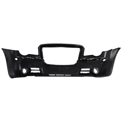 Primed Front Bumper Cover 4805774AD CH1000441 Replacement For Chrysler 300 2005 2006 2007 2008 2009 2010 Primed With Fog Light Holes 5.7L