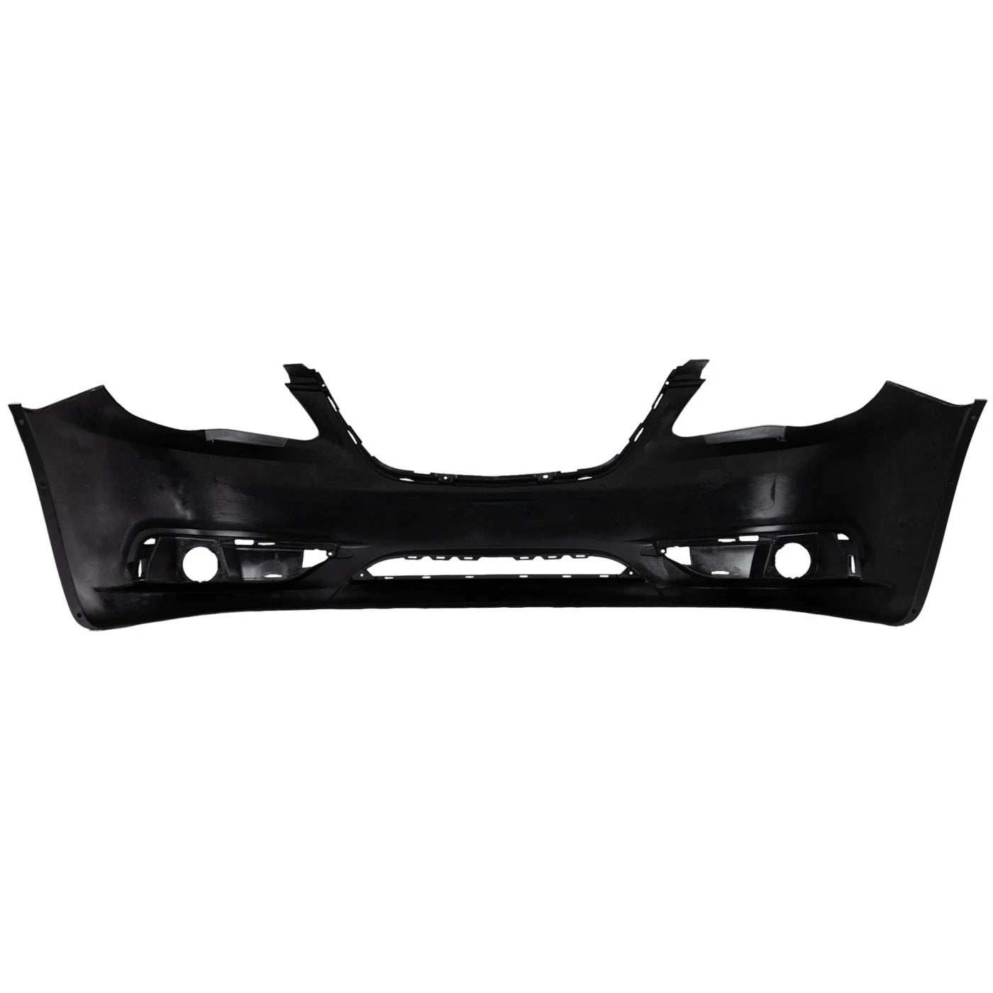 Primed Front Bumper Cover 68082047AE 68082047AD CH1000997 Replacement For Chrysler 200 2011 2012 2013 2014 with Fog Lamp Holes Primed