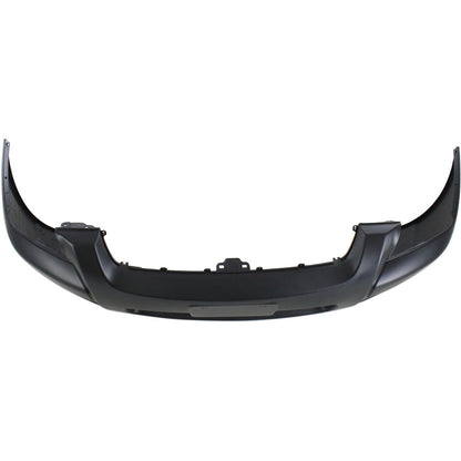 Primed Front Bumper Cover 865111F051 KI1000130 Replacement For Kia Sportage 2005 2006 2007 2008 2009 2010 Primed Bar Type with Fog Lamp Holes