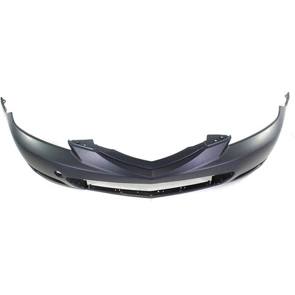 Primed Front Bumper Cover BAP850031DBB MA1000213 Replacement For Mazda 3 2007 2008 2009 Hatchback with Fog Lamp Holes Primed