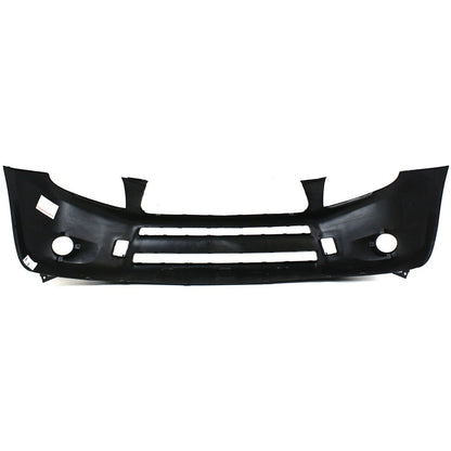 Primed Bumper Cover 5211942955 TO1000319 Replacement For Toyota RAV4 2006 2007 2008 Front Plastic Primed with Fog Light Holes