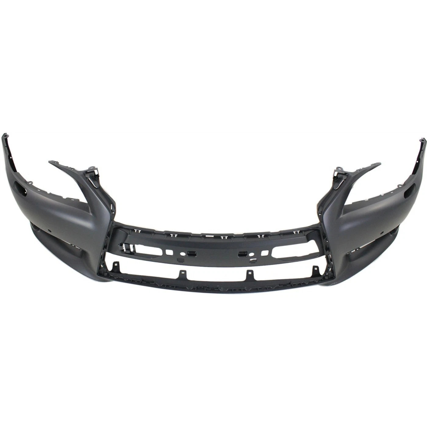 Primed Front Bumper Cover 521195C904 LX1000253 Replacement For Lexus LS460 2013 2014 2015 2016 2017 with Fog Lamp Holes Primed