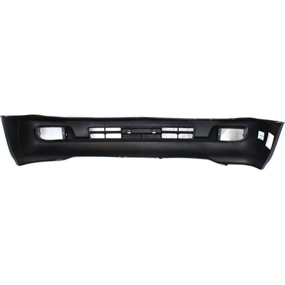 Primed Front Bumper Cover 5211960918 TO1000267 Replacement For Toyota Land Cruiser 2003 2004 2005 2006 2007 with Fog Lamp Holes Primed