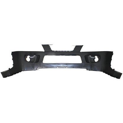 Primed Front Upper Bumper Cover 15793219 GM1014100 Replacement For Saturn Vue 2006 2007 with Fog Lamp Holes Primed