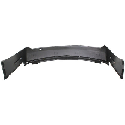 Primed Bumper Cover 15896232 GM1100813 Replacement For Cadillac CTS 2008 2009 2010 2011 2012 2013 with Tow Hook Hole Rear Plastic Primed