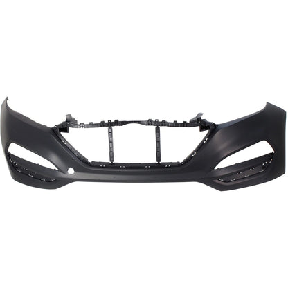 Primed Bumper Cover Fascia Front Upper HY1014101 86511D3000 Replacement For Hyundai Tucson 2016 2017 2018 Primed