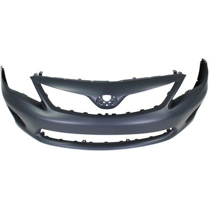 Primed Bumper Cover Fascia Front 5211912963 TO1000380 Replacement For Toyota Corolla 2011 2012 2013 Primed